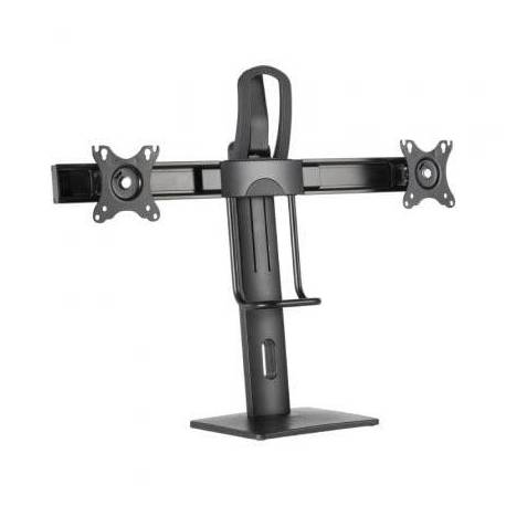 SOPORTE DE SOBREMESA CON CONTRAPESO PARA 2 MONITORES AISENS DT27TSR-065/ GIRATORIO/ INCLINABLE/ HASTA 6KG