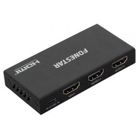 DUPLICADOR HDMI FONESTAR FO-22S2ED/ 2X HDMI HEMBRA - HDMI MACHO