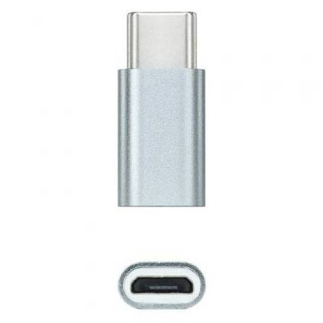ADAPTADOR NANOCABLE 10.02.0011/ USB TIPO-C MACHO - MICROUSB HEMBRA
