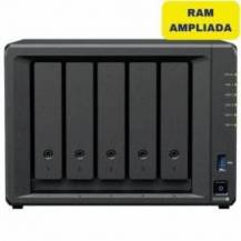NAS SYNOLOGY DISKSTATION DS1525+/ 5 BAHÍAS 3.5'- 2.5'/ 16GB DDR4/ FORMATO TORRE