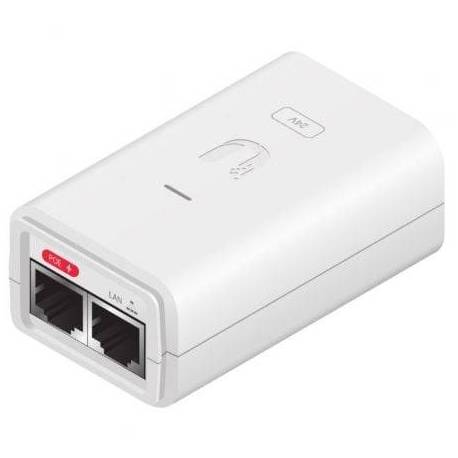ALIMENTADOR POE UBIQUITI POE-24-7W-G-WH GIGABYTE