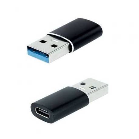 ADAPTADOR USB 3.1 NANOCABLE 10.02.0012/ USB MACHO - USB TIPO-C HEMBRA