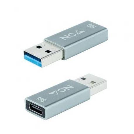 ADAPTADOR USB 3.1 NANOCABLE 10.02.0013/ USB MACHO - USB TIPO-C HEMBRA