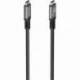 CABLE USB 3.2 TIPO-C AISENS A107-0992/ USB TIPO-C MACHO - USB TIPO-C MACHO/ HASTA 60W/ 5GBPS/ 10M/ NEGRO