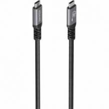 CABLE USB 3.2 TIPO-C AISENS A107-0992/ USB TIPO-C MACHO - USB TIPO-C MACHO/ HASTA 60W/ 5GBPS/ 10M/ NEGRO