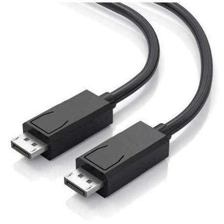 CABLE DISPLAYPORT 1.4 CCS 8K AISENS A149-1019/ DISPLAYPORT MACHO - DISPLAYPORT MACHO/ 2M/ NEGRO