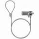 CABLE DE SEGURIDAD PARA PORTÁTILES AISENS ASLK-D40N01-SL/ 1.5M