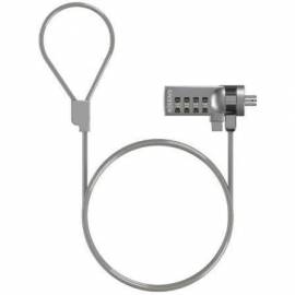 CABLE DE SEGURIDAD PARA PORTÁTILES AISENS ASLK-D40N01-SL/ 1.5M