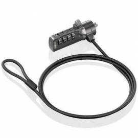 CABLE DE SEGURIDAD PARA PORTÁTILES AISENS ASLK-D40N03-BK/ 1.5M