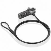 CABLE DE SEGURIDAD PARA PORTÁTILES AISENS ASLK-D40N03-BK/ 1.5M