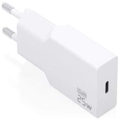 CARGADOR DE PARED GAN AISENS A110-0999/ 1XUSB TIPO-C/ 25W/ BLANCO