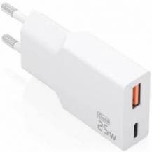CARGADOR DE PARED GAN AISENS A110-1000/ 1XUSB TIPO-C/ 1XUSB/ 25W/ BLANCO