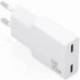 CARGADOR DE PARED GAN AISENS A110-1003/ 2XUSB TIPO-C/ 30W/ BLANCO