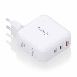 CARGADOR DE PARED GAN AISENS ASCH-140W3P030-W/ 2XUSB TIPO-C/ 1XUSB/ 140W