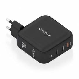CARGADOR DE PARED GAN AISENS ASCH-140W3P031-BK/ 2XUSB TIPO-C/ 1XUSB/ 140W