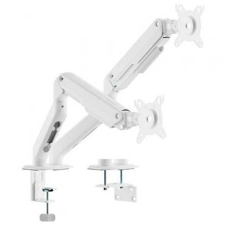 SOPORTE DE MESA CON CONTRAPESO PARA 2 MONITORES AISENS DT32TSR-437/ GIRATORIO/ INCLINABLE/ HASTA 9KG