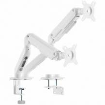 SOPORTE DE MESA CON CONTRAPESO PARA 2 MONITORES AISENS DT32TSR-437/ GIRATORIO/ INCLINABLE/ HASTA 9KG