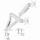 SOPORTE DE MESA CON CONTRAPESO PARA 2 MONITORES AISENS DT32TSR-439/ GIRATORIO/ INCLINABLE/ HASTA 9KG