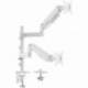 SOPORTE DE MESA CON CONTRAPESO PARA 2 MONITORES AISENS DT32TSR-441/ GIRATORIO/ INCLINABLE/ HASTA 9KG