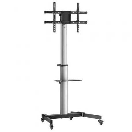 SOPORTE DE SUELO INCLINABLE CON RUEDAS AISENS FT86TRE-197 PARA TV 37-86'/ HASTA 50KG