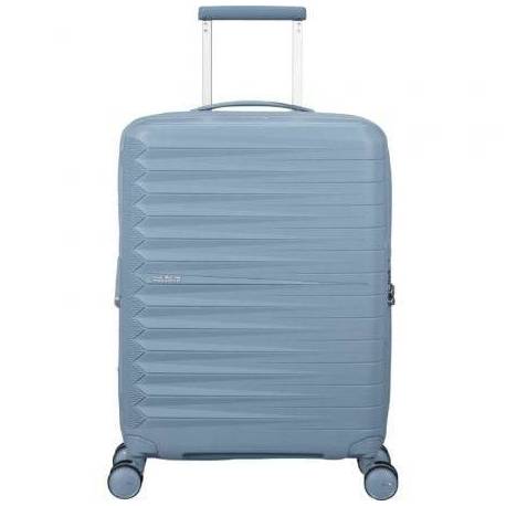MALETA DE CABINA AMERICAN TOURISTER FASTFORWARD SPINNER EXPANSIBLE 55CM/ 55X40X23CM/ 4 RUEDAS/ AZUL