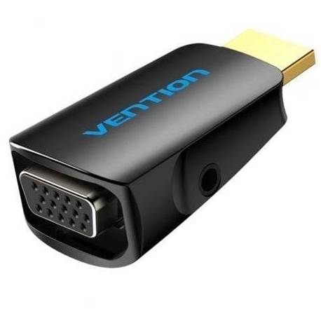 ADAPTADOR CONVERSOR VENTION AIDB0/ HDMI MACHO A VGA HEMBRA/ AUDIO JACK 3.5MM