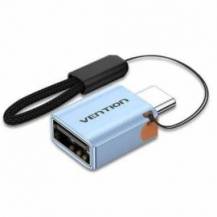 ADAPTADOR OTG USB 3.1 VENTION CUBH0/ USB TIPO-C MACHO - USB HEMBRA/ AZUL