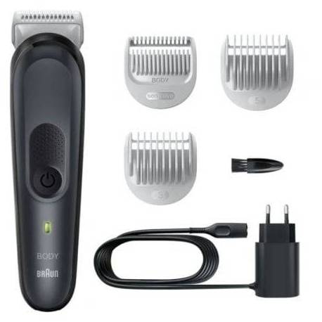 CORTAPELOS BRAUN BODYGROOMER SERIES 3 BG3340/ CON BATERÍA/ 3 ACCESORIOS