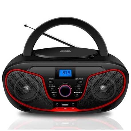 RADIO CD DAEWOO DW3013/ 4W/ ROJO