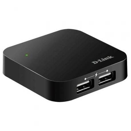 HUB USB 2.0 CON ALIMENTACIÓN EXTERNA D-LINK DUB-H4/ 4XUSB