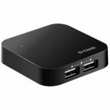 HUB USB 2.0 CON ALIMENTACIÓN EXTERNA D-LINK DUB-H4/ 4XUSB