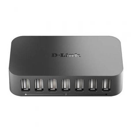 HUB USB 2.0 CON ALIMENTACIÓN EXTERNA D-LINK DUB-H7/ 7XUSB
