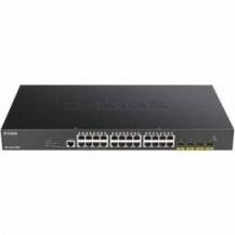 SWITCH GESTIONADO D-LINK SMART DGS-1250-28XMP 28 PUERTOS/ RJ-45 10/100/1000 POE/ SFP
