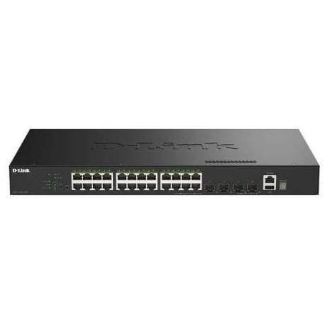 SWITCH GESTIONABLE D-LINK DGS-1530-28P/E 24 PUERTOS/ RJ-45 10/100/1000/ POE/ SFP