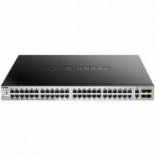 SWITCH GESTIONABLE D-LINK DGS-3130-54PS/E 50 PUERTOS/ RJ-45 10/100/1000/ SFP/ POE