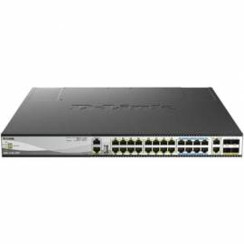 SWITCH D-LINK DMS-3130-30PS/E 24 PUERTOS/ RJ-45 GIGABIT 10GBPS/ POE/ SFP
