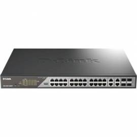 SWITCH GESTIONABLE D-LINK DSS-200G-28MPP 24 PUERTOS/ RJ-45 10/100/1000/ POE++/ SFP