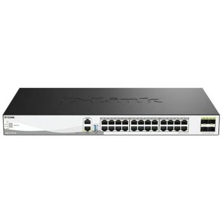 SWITCH GESTIONABLE D-LINK DXS-3130-28/E 24 PUERTOS/ RJ-45 10GBPS/ SFP/ POE
