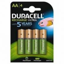 PACK DE 4 PILAS AA DURACELL HR06-P/ 1.2V/ RECARGABLES