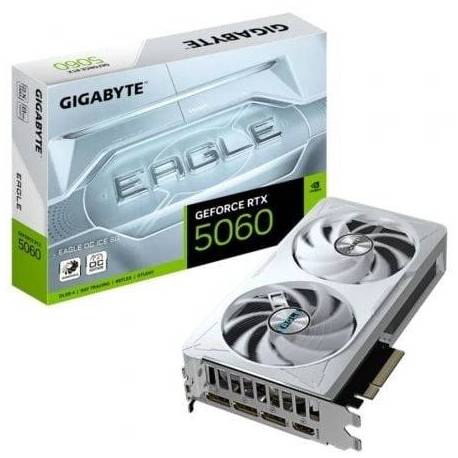 TARJETA GRÁFICA GIGABYTE GEFORCE RTX 5060 EAGLE OC ICE/ 8GB GDDR7