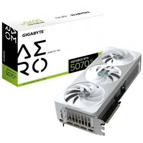 TARJETA GRÁFICA GIGABYTE GEFORCE RTX 5070TI AERO OC/ 16GB GDDR7