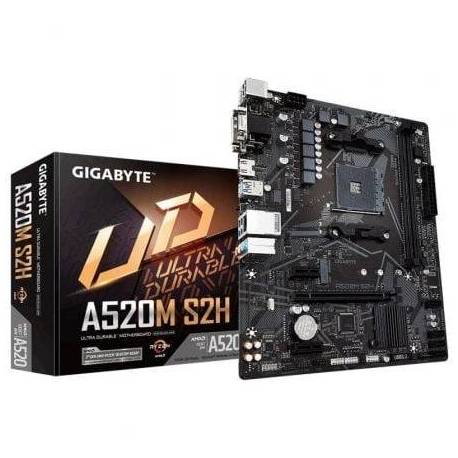 PLACA BASE GIGABYTE A520M S2H SOCKET AM4/ MICRO ATX