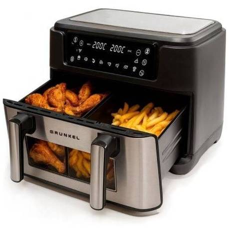 FREIDORA POR AIRE AIRFRYER / SIN ACEITE GRUNKEL DUALFLEXIFRYER/ 2800W/ CAPACIDAD 10L