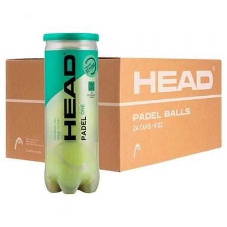 CAJÓN BOLAS HEAD PADEL ONE/ 24 PACKS DE 3 UNIDADES