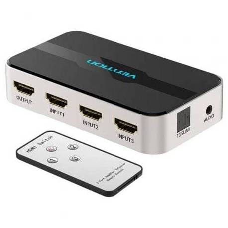 DUPLICADOR HDMI VENTION AFJH0/ 3X HDMI HEMBRA - HDMI MACHO / 1X AUDIO