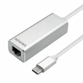 ADAPTADOR USB TIPO-C - RJ45 AISENS A109-0341/ 1000MBPS