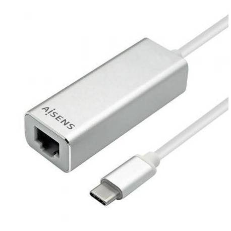 ADAPTADOR USB TIPO-C - RJ45 AISENS A109-0341/ 1000MBPS
