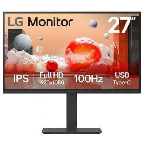 MONITOR PROFESIONAL LG 27BA750-B 27'/ FULL HD/ MULTIMEDIA/ REGULABLE EN ALTURA/ NEGRO