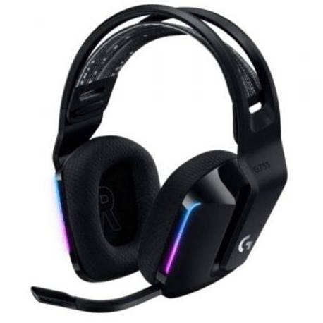 AURICULARES GAMING INALÁMBRICOS CON MICRÓFONO LOGITECH G733/ NEGROS