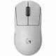 RATÓN GAMING INALÁMBRICO LOGITECH PRO X SUPERLIGHT 2/ BATERÍA RECARGABLE/ HASTA 44000 DPI/ BLANCO